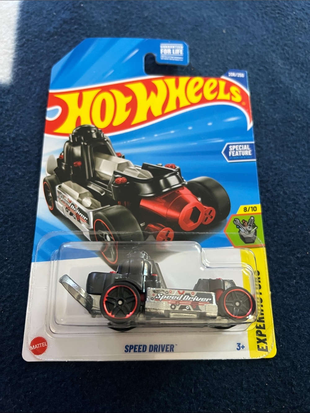 Hot Wheels Speed Driver Toy Car - Black & Red